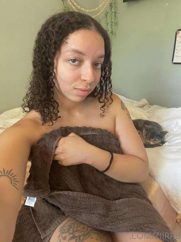 Can I show you how I rub and play with my bush after a showe..