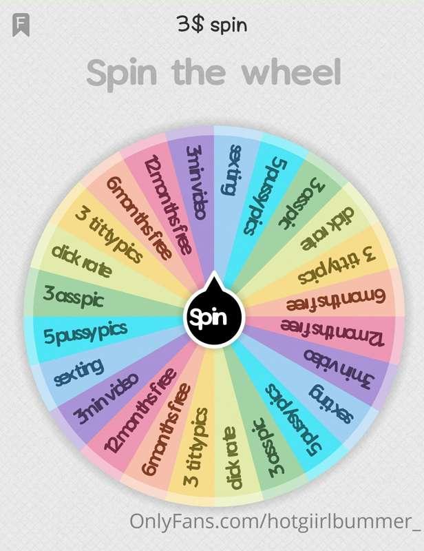 Another spin for you to win every time, only 3$ !! 

💘❗buy 1..