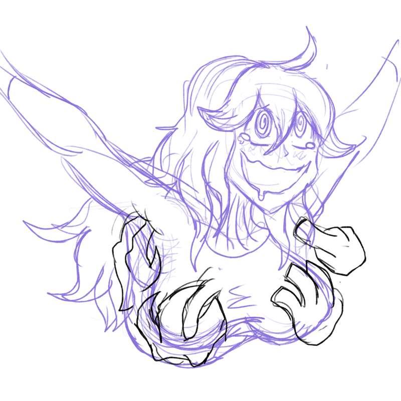 Maniac Ghostly Hands [sketch]