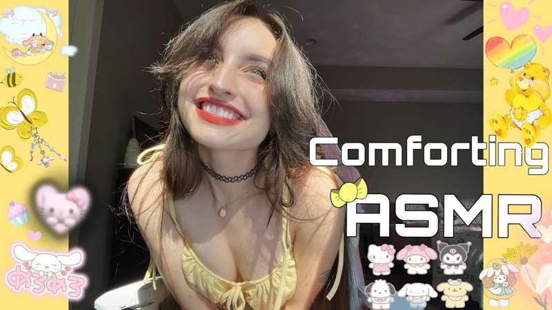 Earlyish Release: 1 Hour of Comforting ASMR 🌼Positive Affirmations, Good Energy, Mic Gripping w/ Mouth Sounds 🌼