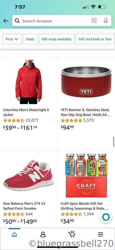 Found a dog bowl in the suggested men’s gifts 🎁 for all you ..