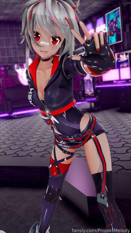 haha! Melware here, hacking in to melly's account &gt;:3 she has no idea i just rearranged all her files to make it way harder to organize, hehe. quick, while she's not looking, say something naughty about her in the comments so she gets embarrassed when she comes back ( •̀ᴗ•́ )و ̑̑

#hentai #vtuber #animegirl #waifu #projektmelody