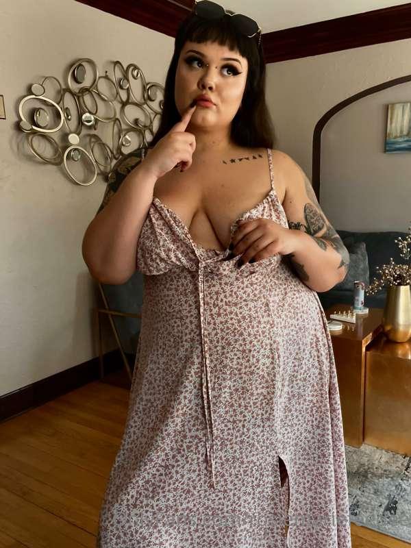 Why would I wear anything under my dress?