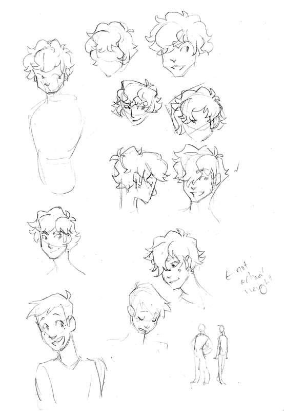 By Moonlight - Character Sketches