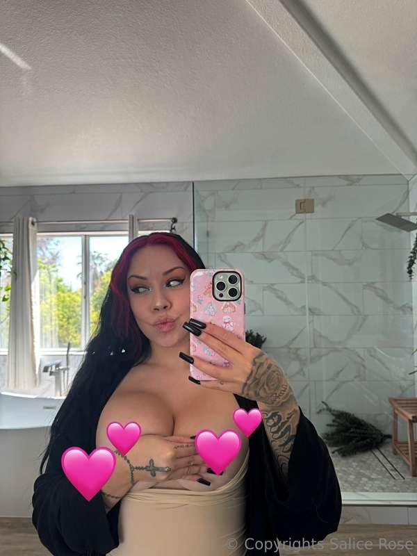 You awake? Guess who played with her first fake cock today?!..