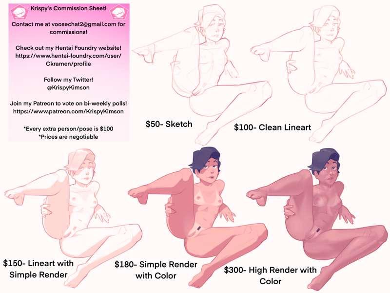 Finally created a proper commission sheet!