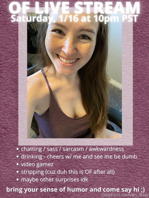come to my live streammmm!