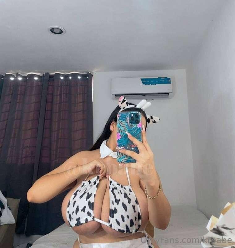 Les encanta verme con este conjunto de vaca lechera verdad 🐄..