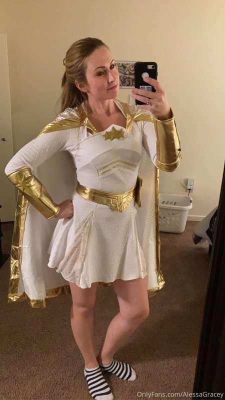 Well well well… look at what new costume we have here…. Time..