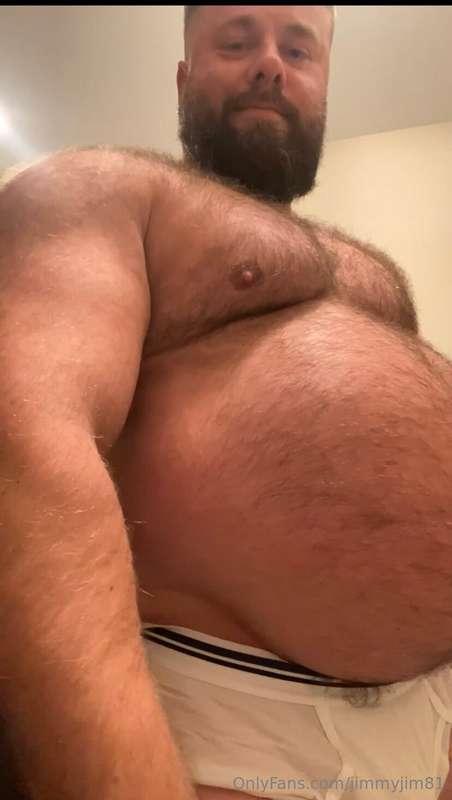 Come help big dad fill his massive tank of a gut 