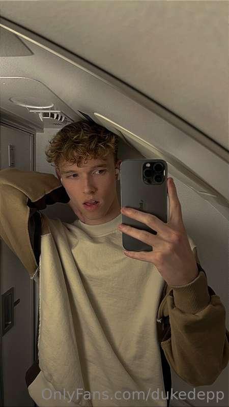 got horny on the airplane this morning.. had to go into the ..