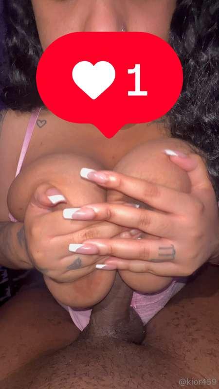 it’s something about sucking a big dick & titty fucking that..