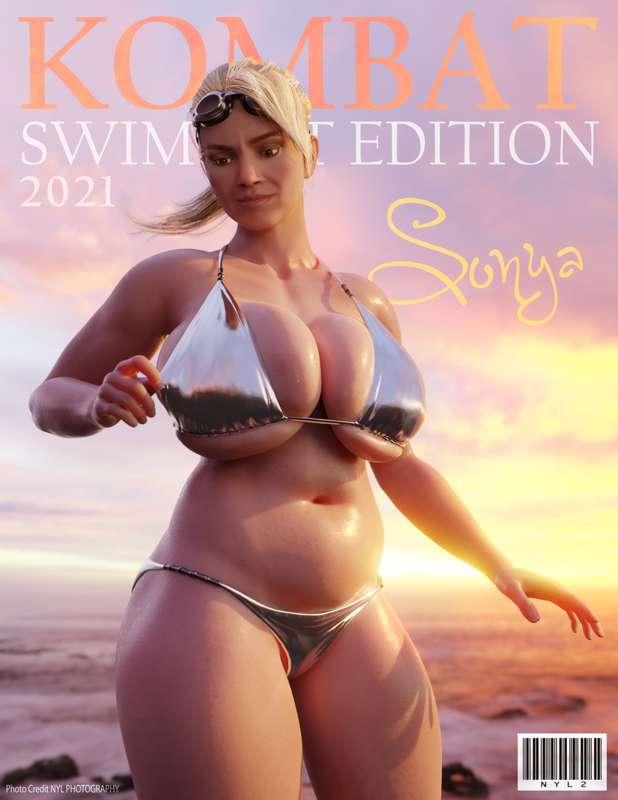 May 2021 Pin-ups: Sonya Swimsuit