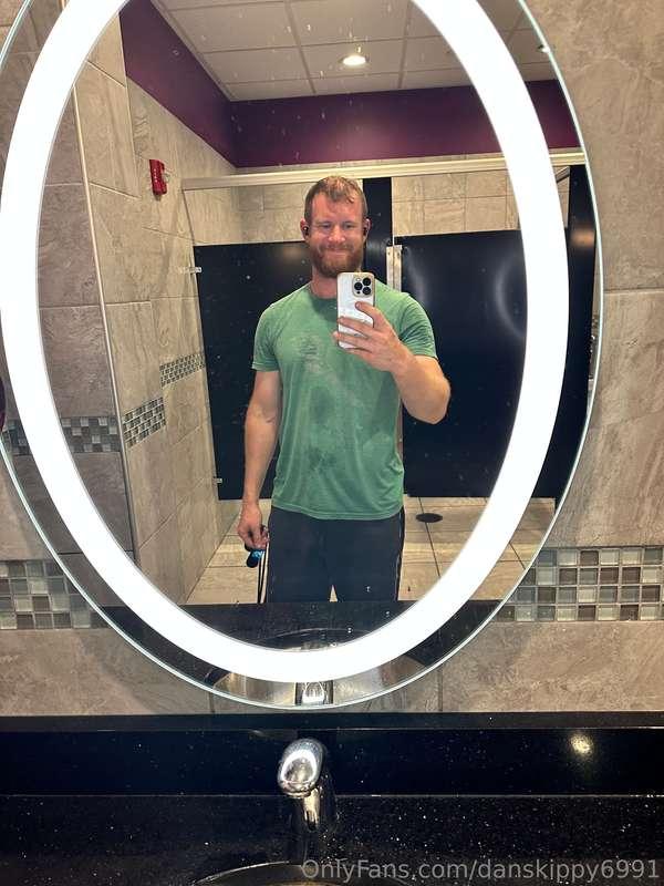 Got good and sweaty at the gym today