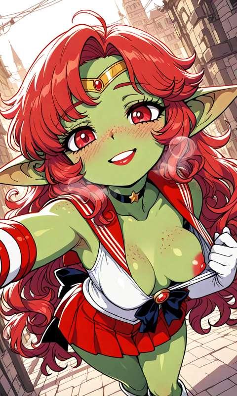 OC's cosplaying as Sailor Moon Sailor Scouts NSFW 