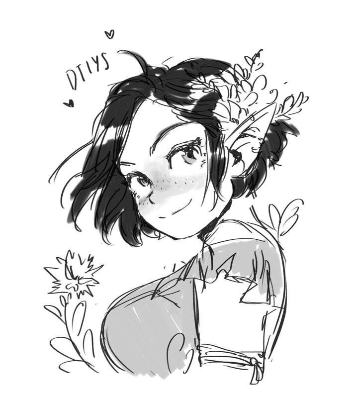 Draw this in your style - idea sketch