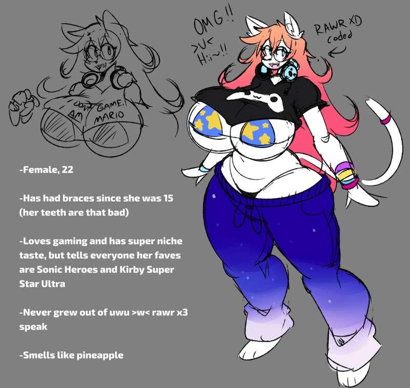 gamer catgirl (new oc!)