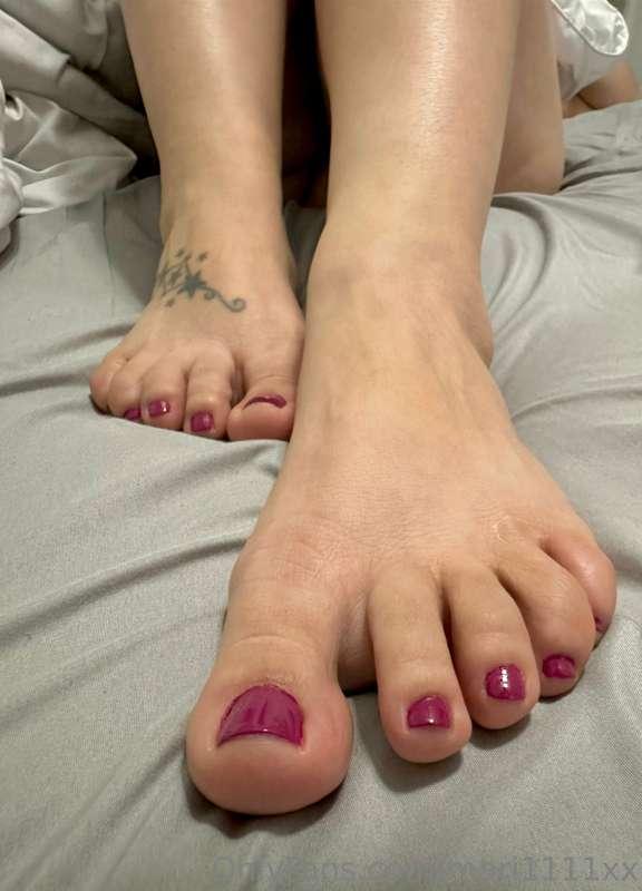 Start with kissing my feet…