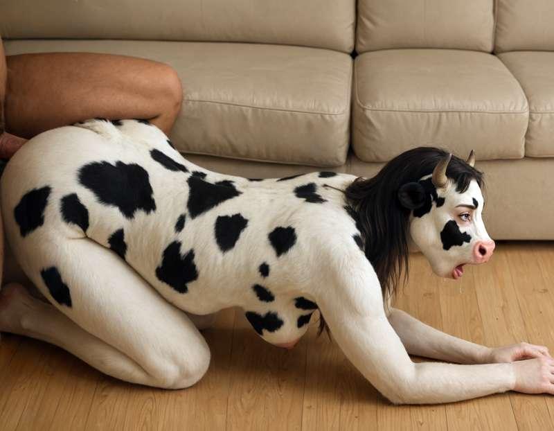 Side View - Cowgirl Fucked Doggystyle