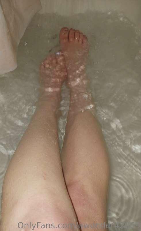 Bath before I get fucked hard. Ugh this week has been rough...