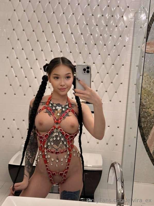 😈🥵 Pretty and wet always @animeshka is ready to fulfill any ..