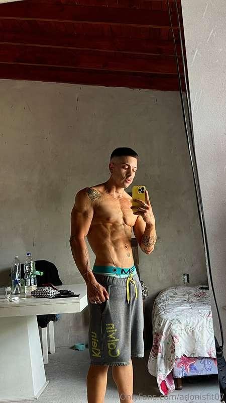 Hello my love, tomorrow I debut in my first bodybuilding com..