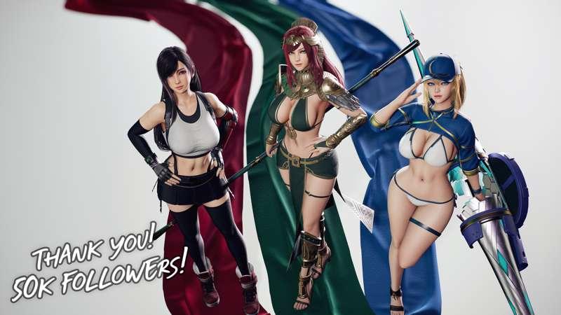 Twitter 50k Followers! - June 2021 Patreon Free Reward.