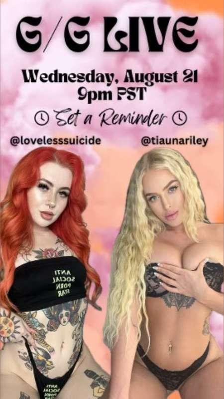 ***GG LIVE w/ Tiauna Riley***  I'll be playing with this cut..