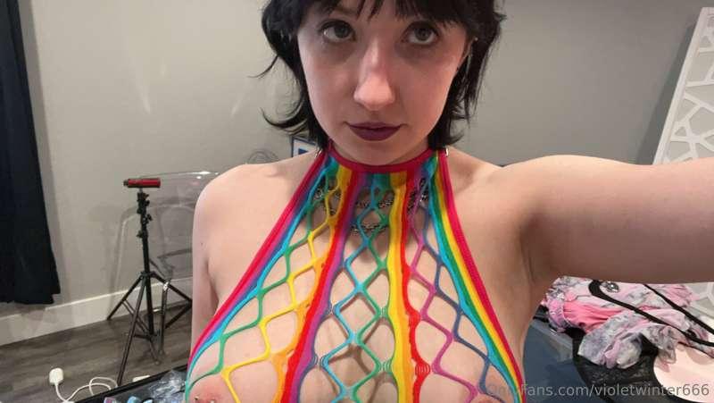you will never see me in rainbows again