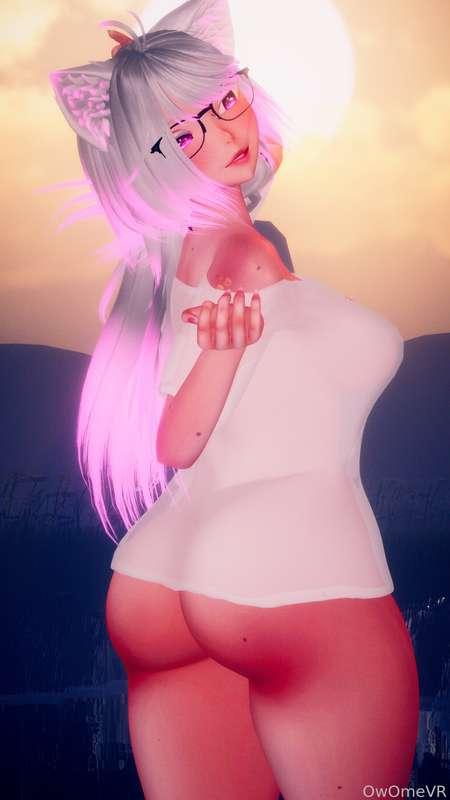 Come closer now~ Don't be shy❤️

All my stuffs: https://linktr.ee/OwOmeVR

#hentai #anime #vtuber #lewdtuber 
#ass #lewd #nsfw #nude #fyp #abs
