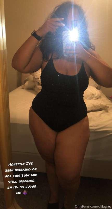 I haven’t been this size since high school and that was over..