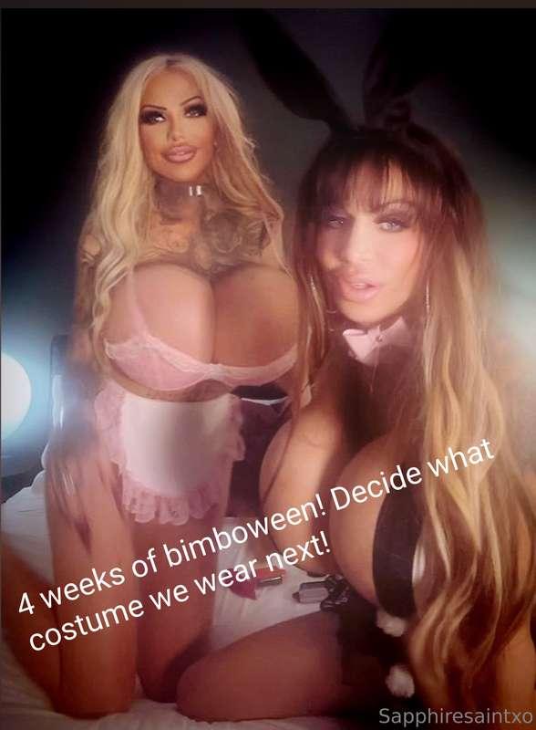 Give us some ideas for costumes! Bimbo brain wont allow us t..