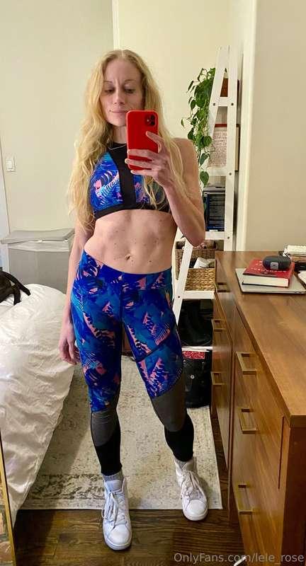 Off to yoga.🧘‍♀️Gotta keep the mind right and the body tight..