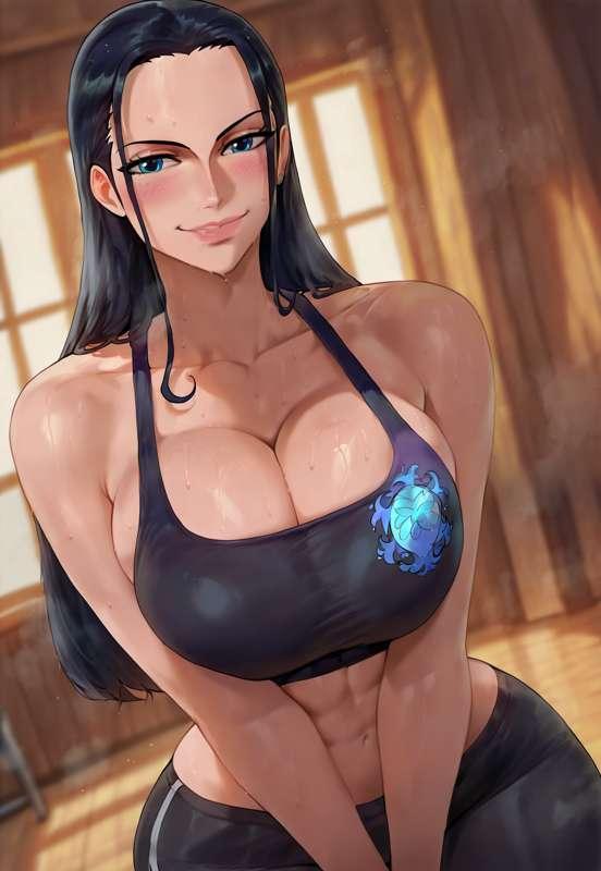 Nico Robin gym BBC set
