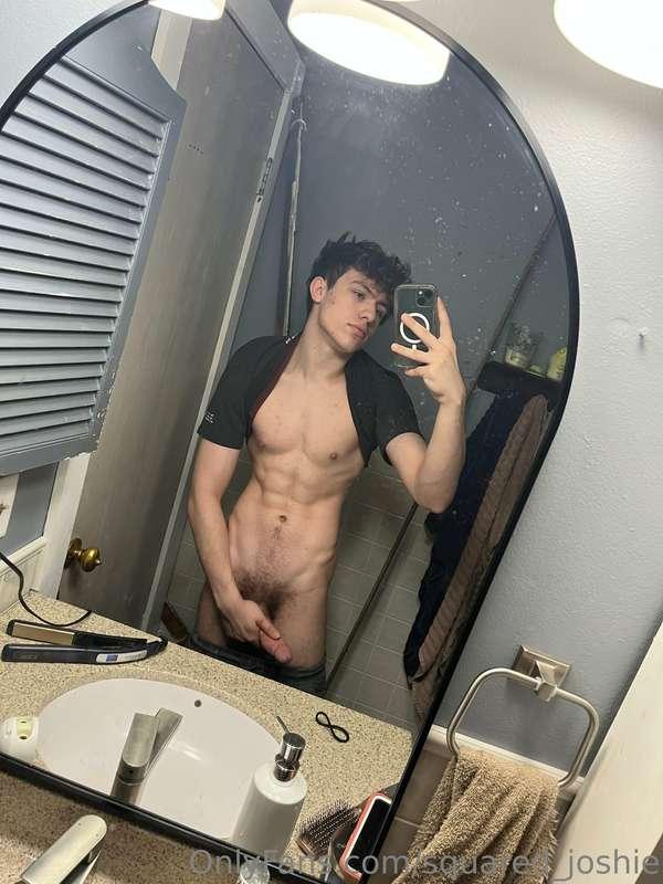 Morning wood always gets to me