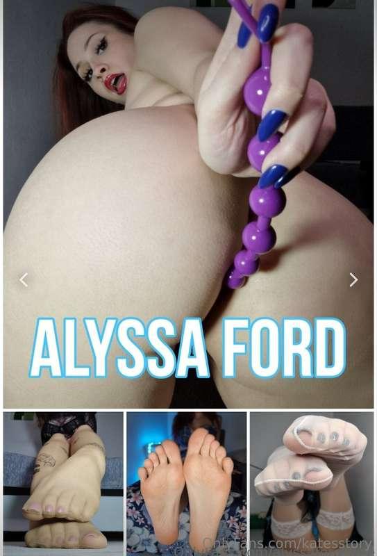 @alyssaford_chill 😈 a foot model that likes to get naked for..