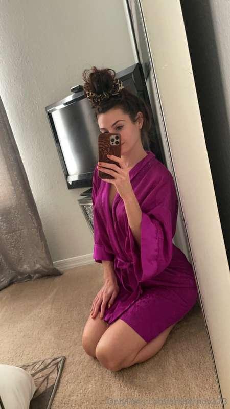 One of my favorite 💜🩷 Victoria Secret robes lounging ready t..