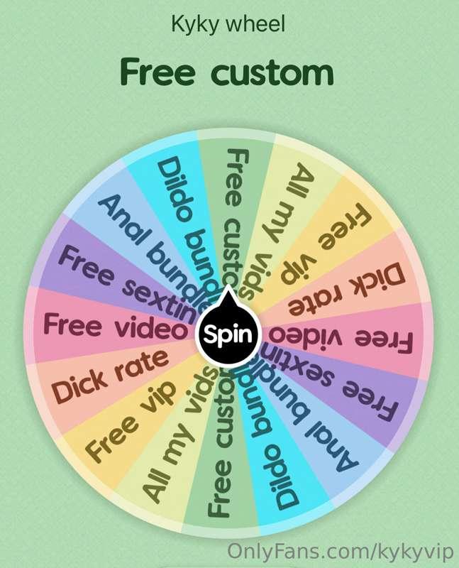🌸 Kyky's wheel of fortune 🌸
EVERY spin is a win! New and upd..