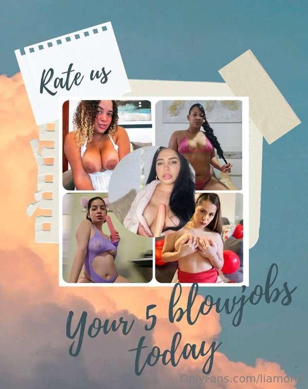 🥵Five mouths, one desire🔥... Ready to see how we go crazy wi..