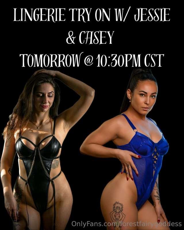 Going live with my gf @caseycakesfit_xoxo tomorrow 8/7 @ 10:..