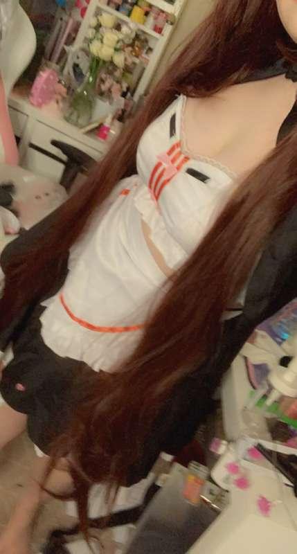 Nekopara chocola wig try on 