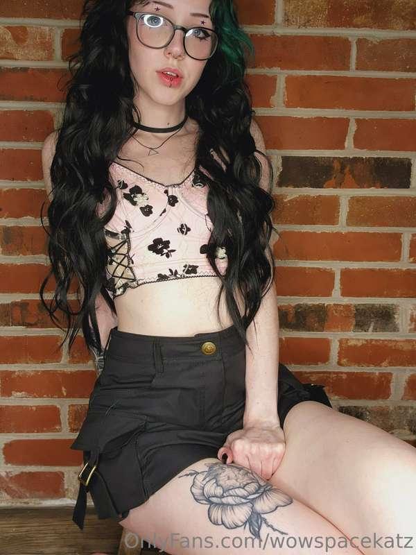 pulling my skirt up and my shirt down so I can properly fuck..