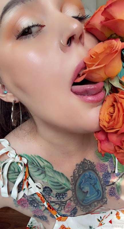 Lick the petals 🌺 so I got my second covid shot yesterday an..