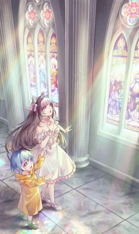 Strawb x Luce Cathedral Artwork ⛪🤍