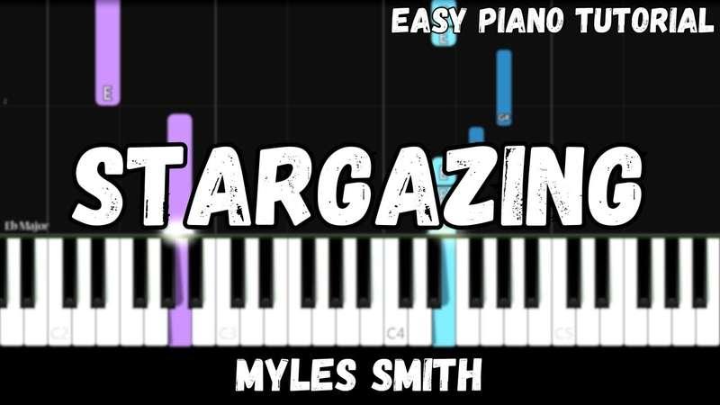 Easy MIDI - Myles Smith - Stargazing (Atlantic Notes Arrangement + Tempo + Colors + Key)