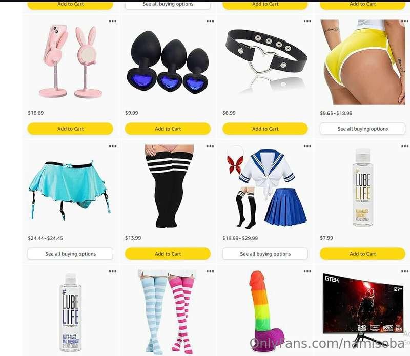 check out my wishlist https://www.amazon.com/hz/wishlist/ls/..