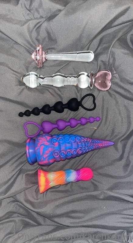 Which new toy should I use first? 😈