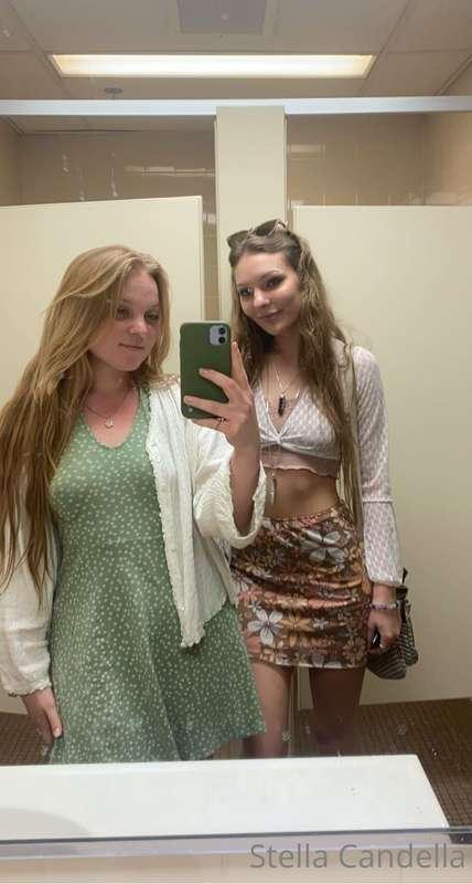 grocery store bathroom trip with my bestie @l_douglas_1313