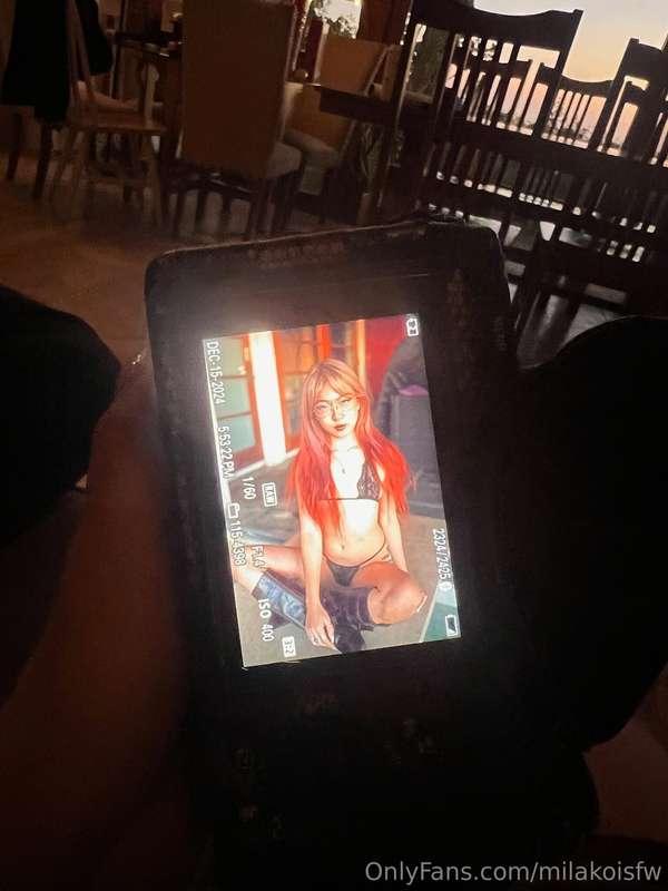 BTS of this photoshoot👀