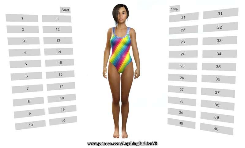 Free DL Wardrobe mocap with 40 swimsuits to choose from